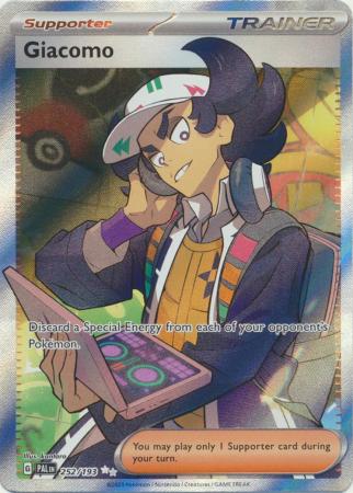 Scarlet & Violet: Paldea Evolved : 252/193 - Giacomo - Full Art Secret Rare