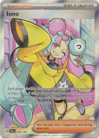Scarlet & Violet: Paldea Evolved : 254/193 - Iono -Full Art Secret Rare