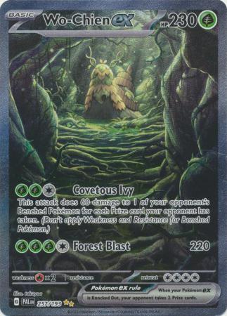 Scarlet & Violet: Paldea Evolved : 257/193 - Wo-Chien ex - Special Illustrion Rare