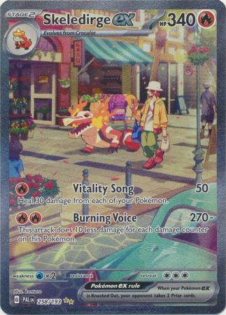 Scarlet & Violet: Paldea Evolved : 258/193 - Skeledirge ex - Special Illustrion Rare
