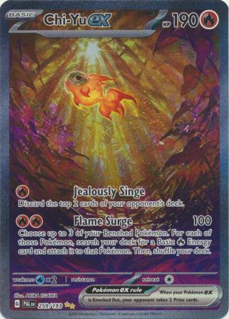Scarlet & Violet: Paldea Evolved : 259/193 - Chi-Yu ex - Special Illustrion Rare