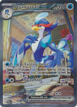 Scarlet & Violet: Paldea Evolved : 260/193 - Quaquaval ex - Special Illustrion Rare