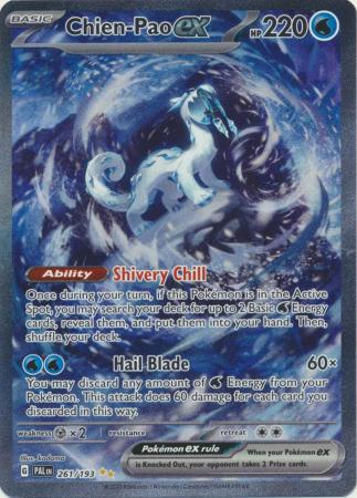 Scarlet & Violet: Paldea Evolved : 261/193 - Chien-Pao ex - Special Illustrion Rare