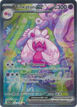 Scarlet & Violet: Paldea Evolved : 262/193 - Tinkaton ex - Special Illustrion Rare