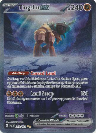 Scarlet & Violet: Paldea Evolved : 263/193 - Ting-Lu ex - Special Illustrion Rare