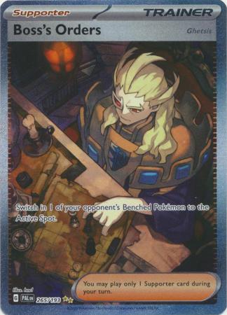 Scarlet & Violet: Paldea Evolved : 265/193 - Boss's Orders - Special Illustrion Rare