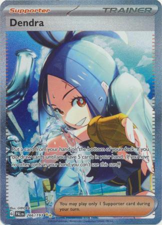 Scarlet & Violet: Paldea Evolved : 266/193 - Dendra - Special Illustrion Rare