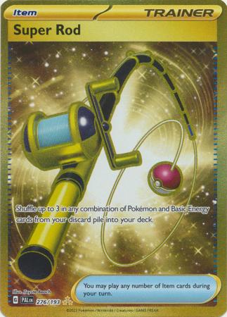 Scarlet & Violet: Paldea Evolved : 276/193 - Super Rod - Gold Secret Rare