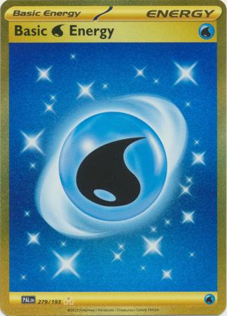 Scarlet & Violet: Paldea Evolved : 279/193 - Basic Water Energy - Gold Secret Rare