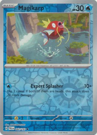 Scarlet & Violet: Paldea Evolved : 042/193 - Magikarp - Common Reverse Holo
