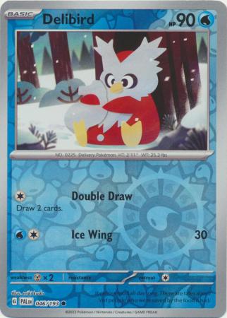 Scarlet & Violet: Paldea Evolved : 046/193 - Delibird - Common Reverse Holo