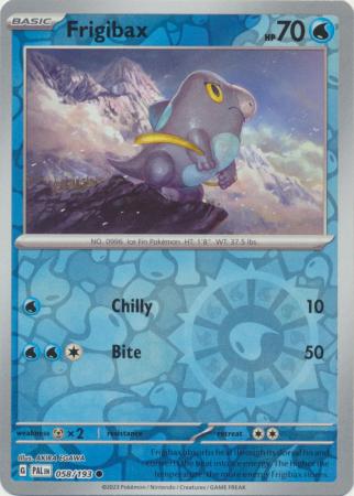 Scarlet & Violet: Paldea Evolved : 058/193 -  Frigibax -Common Reverse Holo