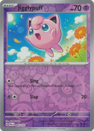 Scarlet & Violet: Paldea Evolved : 083/193 - Jigglypuff - Common Reverse Holo
