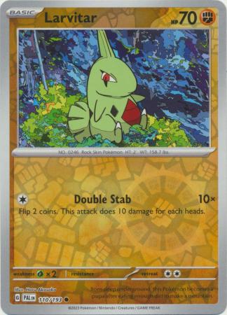 Scarlet & Violet: Paldea Evolved : 110/193 - Larvitar - Common Reverse Holo