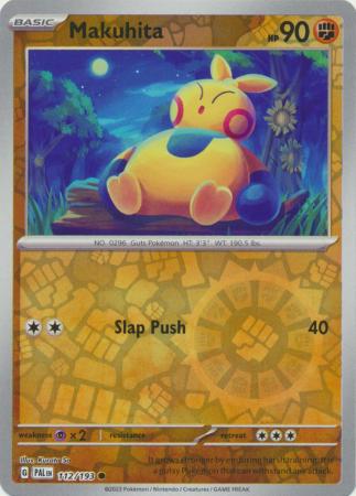Scarlet & Violet: Paldea Evolved : 112/193 - Makuhita - Common Reverse Holo