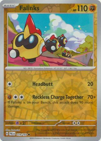 Scarlet & Violet: Paldea Evolved : 119/193 - Falinks - Common Reverse Holo