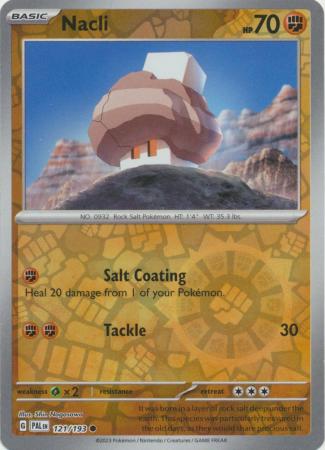 Scarlet & Violet: Paldea Evolved : 121/193 - Nacli - Common Reverse Holo