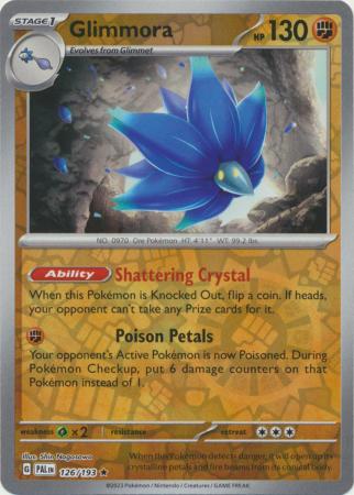 Scarlet & Violet: Paldea Evolved : 126/193 - Glimmora - Holo Rare Reverse Holo