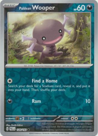 Scarlet & Violet: Paldea Evolved : 128/193 - Paldean Wooper - Common Reverse Holo