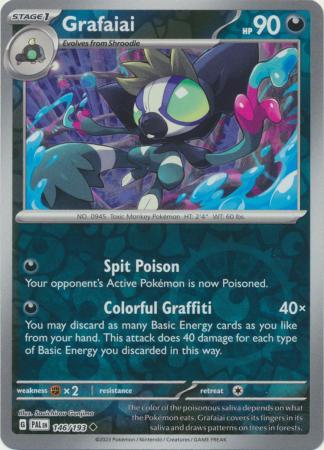 Scarlet & Violet: Paldea Evolved : 146/193 - Grafaiai - Uncommon Reverse Holo