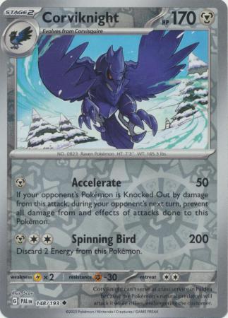 Scarlet & Violet: Paldea Evolved : 148/193 - Corviknight - Uncommon Reverse Holo