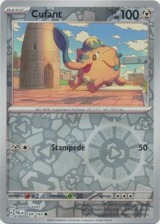 Scarlet & Violet: Paldea Evolved : 149/193 - Cufant - Common Reverse Holo
