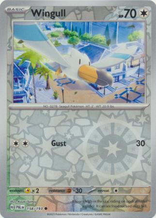 Scarlet & Violet: Paldea Evolved : 158/193 - Wingull - Common Reverse Holo