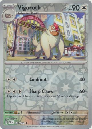 Scarlet & Violet: Paldea Evolved : 161/193 - Vigoroth - Uncommon Reverse Holo