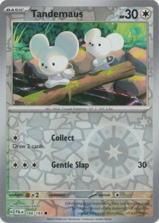 Scarlet & Violet: Paldea Evolved : 166/193 - Tandemaus - Common Reverse Holo