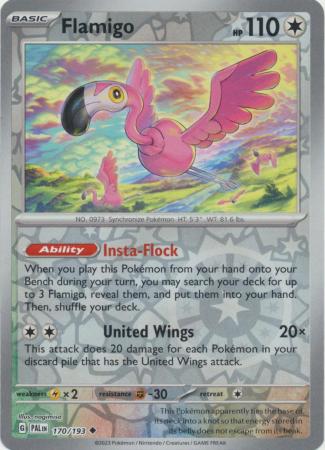 Scarlet & Violet: Paldea Evolved : 170/193 - Flamigo - Uncommon Reverse Holo