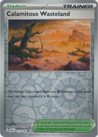 Scarlet & Violet: Paldea Evolved : 175/193 - Calamitous Wasteland - Uncommon Reverse Holo