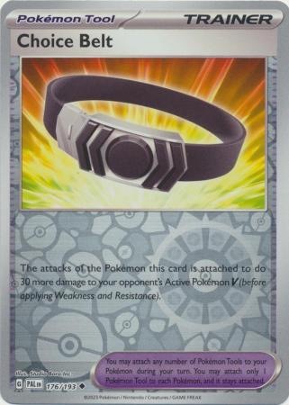 Scarlet & Violet: Paldea Evolved : 176/193 - Choice Belt - Uncommon Reverse Holo