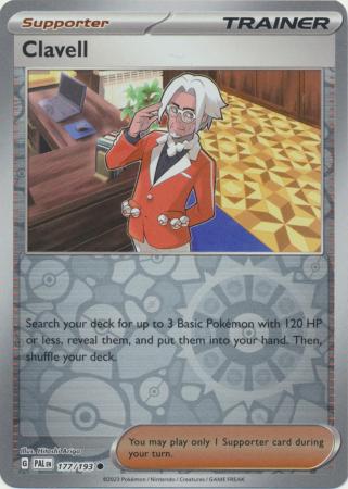 Scarlet & Violet: Paldea Evolved : 177/193 - Clavell - Common Reverse Holo
