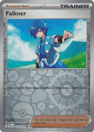 Scarlet & Violet: Paldea Evolved : 180/193 - Falkner - Uncommon Reverse Holo