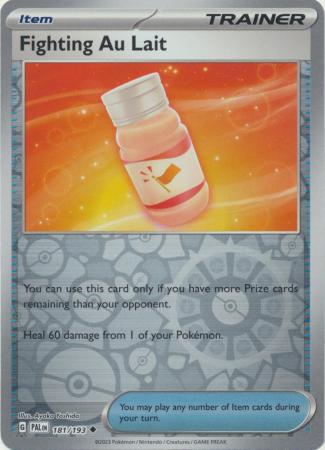 Scarlet & Violet: Paldea Evolved : 181/193 - Fighting Au Lait - Uncommon Reverse Holo