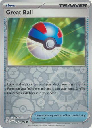Scarlet & Violet: Paldea Evolved : 183/193 - Great Ball - Common Reverse Holo