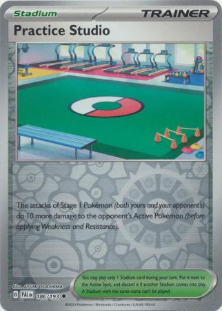 Scarlet & Violet: Paldea Evolved : 186/193 - Practice Studio - Uncommon Reverse Holo