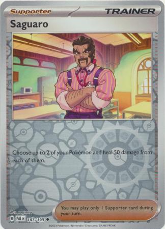 Scarlet & Violet: Paldea Evolved : 187/193 - Saguaro - Uncommon Reverse Holo
