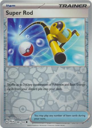 Scarlet & Violet: Paldea Evolved : 188/193 - Super Rod - Common Reverse Holo