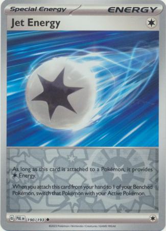 Scarlet & Violet: Paldea Evolved : 190/193 - Jet Energy - Uncommon Reverse Holo