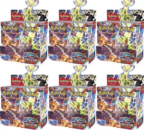 Pokemon Sealed Product : Scarlet & Violet Obsidian Flames Sealed Case of 6 Booster Boxes (Pokemon)