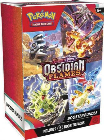 Pokemon Sealed Product : Scarlet & Violet Obsidian Flames Booster Bundle Box of 6 Packs (Pokemon)