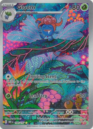 Scarlet & Violet: Obsidian Flames Singles: 198/197 - Gloom - Illustration Rare