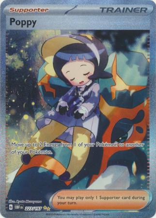 Scarlet & Violet: Obsidian Flames Singles: 227/197 - Poppy - Special Illustration Rare