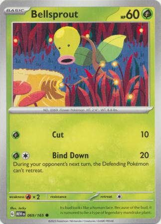 Scarlet & Violet 151 Singles : 069/165 - Bellsprout -  Common