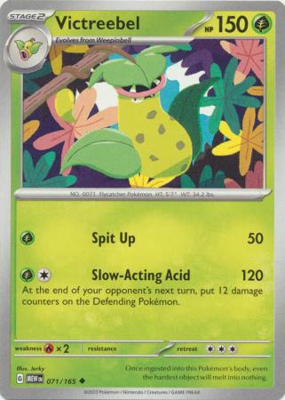 Scarlet & Violet 151 Singles : 071/165 - Victreebel -  Uncommon