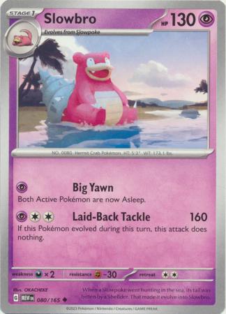 Scarlet & Violet 151 Singles : 080/165 - Slowbro -  Uncommon