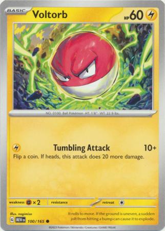 Scarlet & Violet 151 Singles :  100/165 - Voltorb - Common
