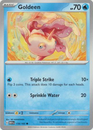 Scarlet & Violet 151 Singles : 118/165 - Goldeen -  Common