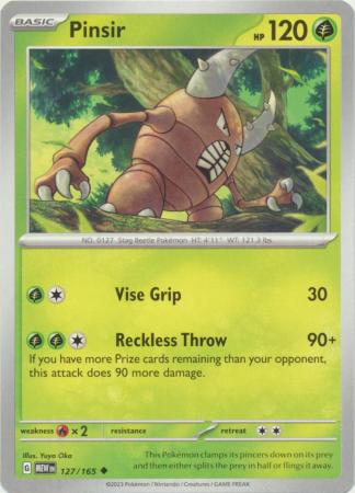 Scarlet & Violet 151 Singles : 127/165 - Pinsir -  Uncommon